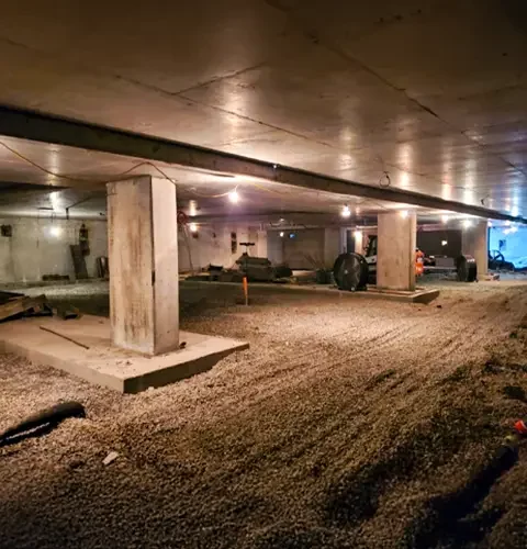 Do you build underground parking structures